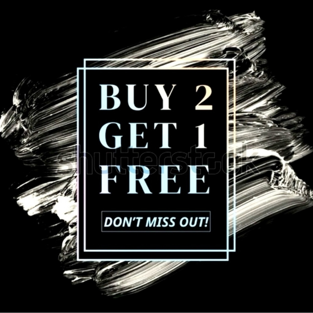 Buy Two Third Item Lesser Value For FREE!!